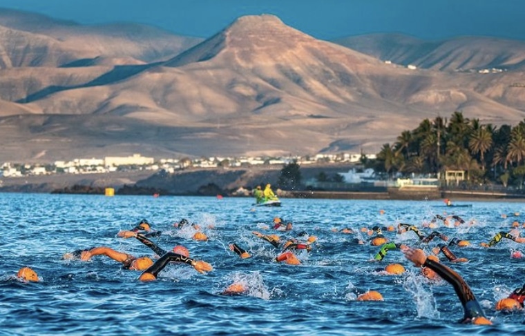 Instagram/ Image of swimming at the Ironman Lanzarote