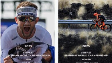 Collage IRONMAN Kona e Nizza 2025