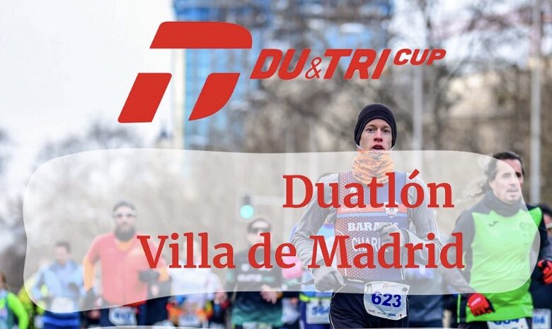 Duathlon-Plakat Villa de Madrid 2024