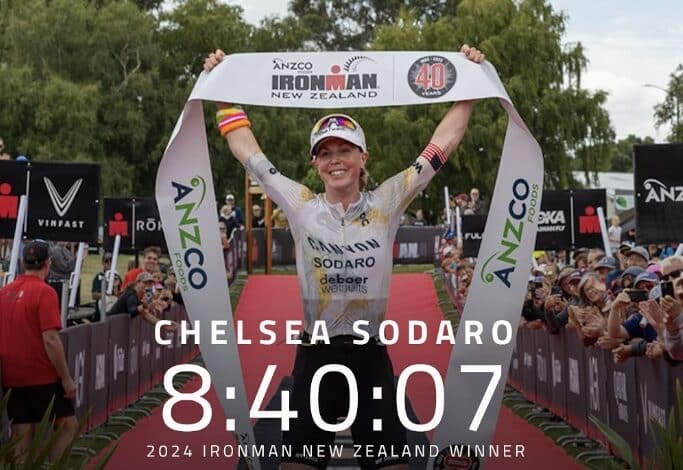 IRONMAN/Chelsea Sodaro gewinnt in Neuseeland