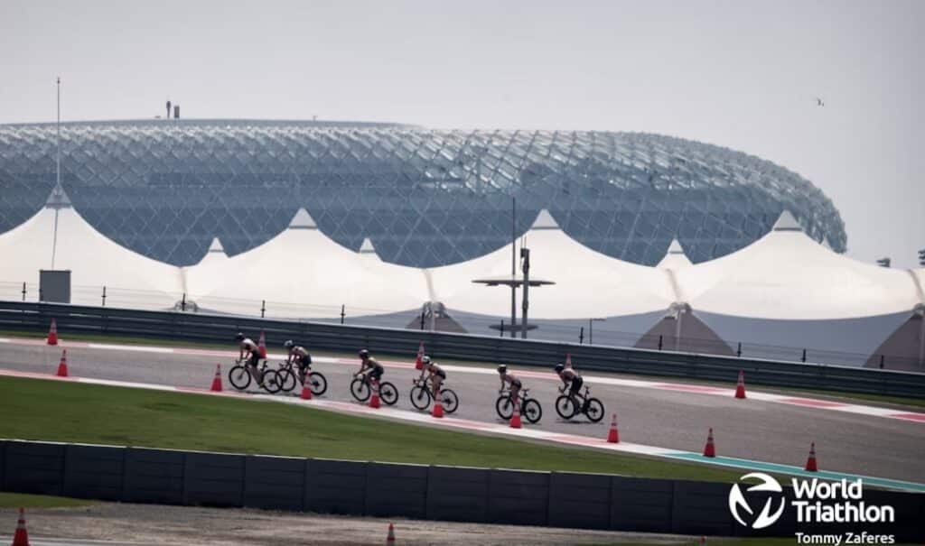 Wordtriathlon/ imagen del circuito de Abu Dhabi