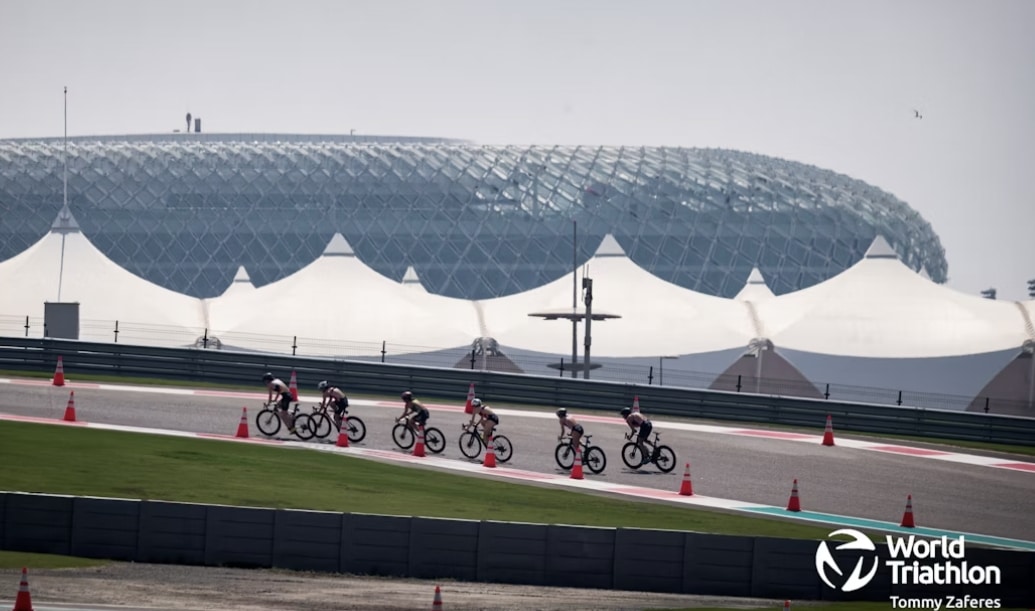 Wordtriathlon/ imagen del circuito de Abu Dhabi