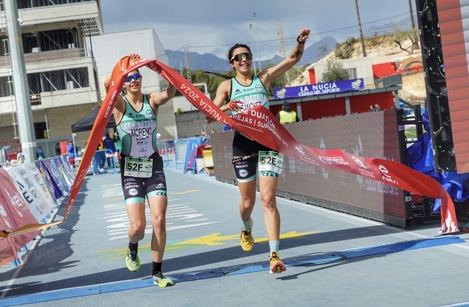 FETRI/ Immagine del traguardo a La Nucia