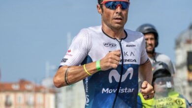 Instagram/ Noya gareggia nel Triathlon Ciudad de Santander