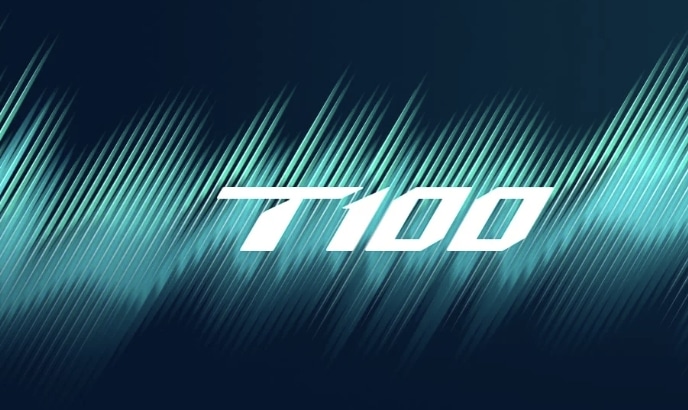 Logotipo do triatlo T100
