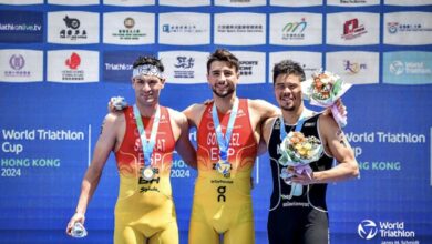 WorldTriathlon/ Pódium de la Copa del Mundo de Hong Kong