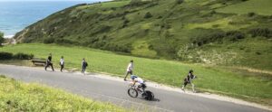 Imagen del ciclismo en Zarautz