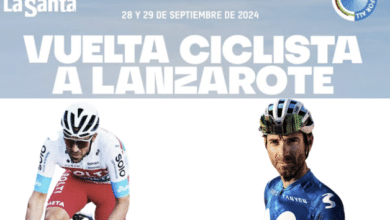 Contador y Valverde en la Vuelta ciclista a Lanzarote