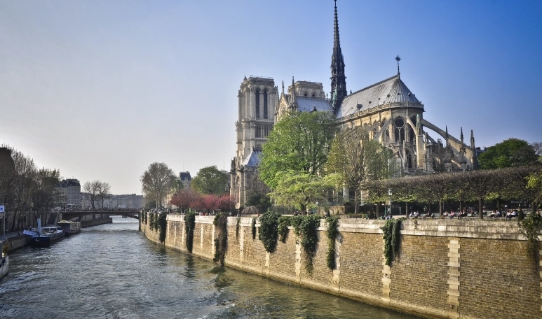 Leinwand/Bild des Flusses Seine in Paris