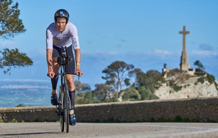 Instagram/ Imagen de un triatleta en el TriPortocolom