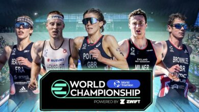 Campeonato Mundial de Triatlo Supertri E desenvolvido pela Zwift em Londres