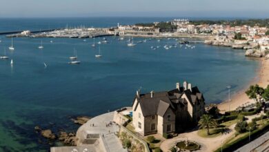 Bild der Bucht von Cascais