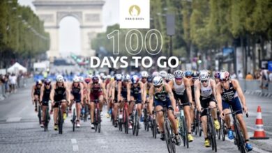 100 days until the Paris 2024 games