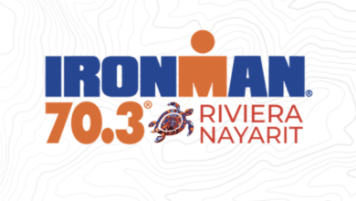 Logotipo IRONMAN 70.3 Riviera Nayarit