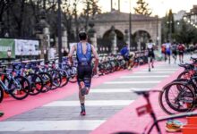 FETRI/ image of a duathlete in a transition