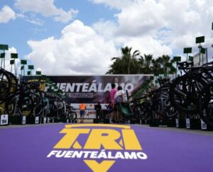 instagram/image of the Tri Fuente Älamo finish line
