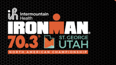 affiche IRONMAN 70.3 Championnat nord-américain St. George