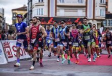 FETRI/triathletes in a duathlon in Soria