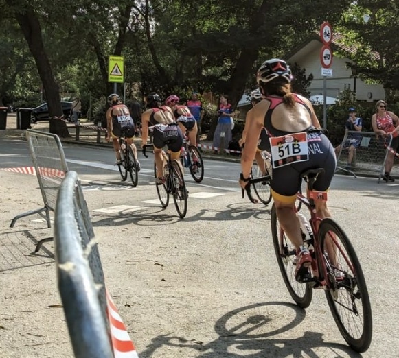 instagram/image du cyclisme du Grand Triathlon de Madrid