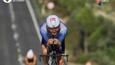 Image of triathletes in Challenge Peguera