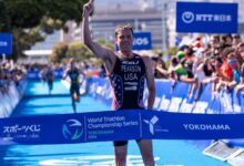 World Triathlon/ Morgan Pearson ganando en Yokohama