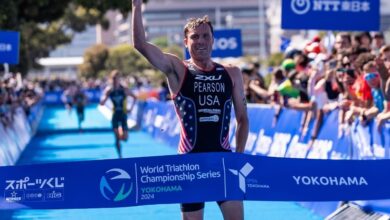 World Triathlon/ Morgan Pearson ganando en Yokohama