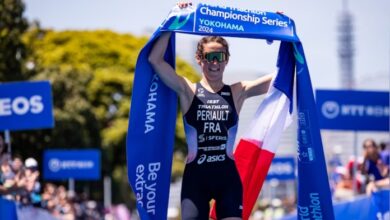 WordTriathlon/Leonie Pierault winning in Yokohama