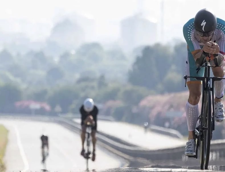 instagram/image de triathlètes participant au Challenge Salou