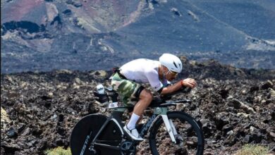 Instagram/ un triatleta compitiendo en Lanzarote