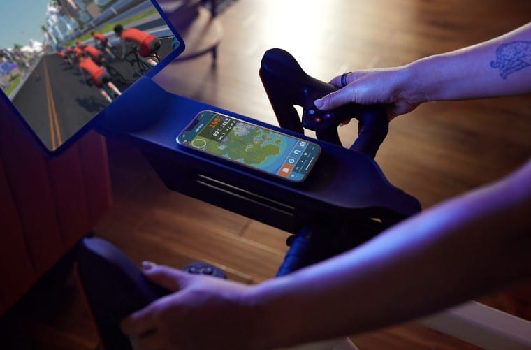 Soporte para el móvil del Zwift Ride
