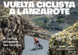 Cartel de la Vuelta ciclista a Lanzarote