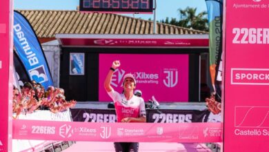 Jose Carlos Muñoz/ Marta Sánchez ganando el Trixiles