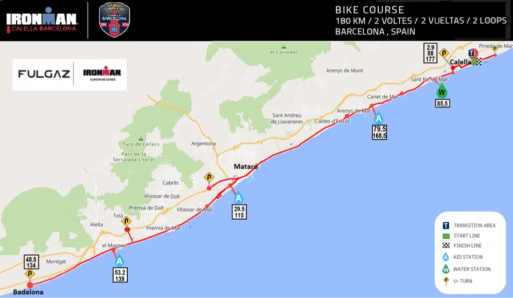 Anunciado el nuevo Circuito de Ciclismo del IRONMAN Barcelona - IRONMAN Noticias Triatlón Nuevo circuito ciclista IRONMAN Barcelona