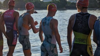 instagram/ Imagen del pontón de salida del Gran Triatlón Madrid