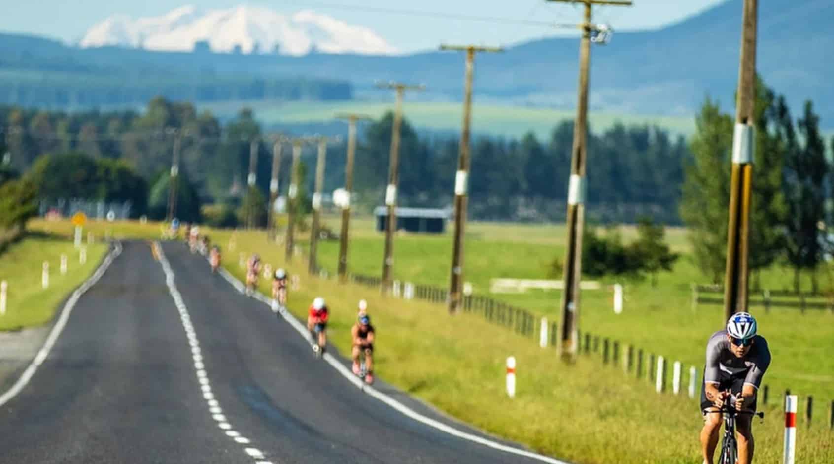 IRONMAN/ Imagen del ciclismo en el IRONMAN 70.3 Taupo