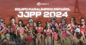 Imagen de la selección española de Paratriatlón en París 2024