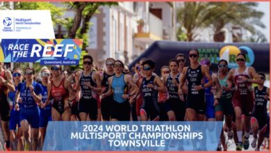 @worldtriathlon/ Cartel mundiales multideporte Townsville