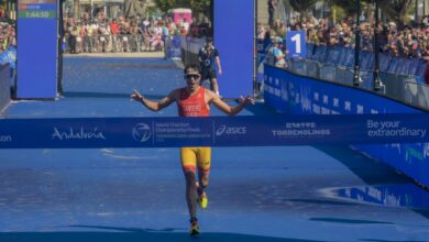 FETRI/ David Cantero ganando el mundial en Torremollinos