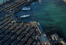 IRONMAN/ Imagen de las bicis en Boxes el IRONMAN Hawaii