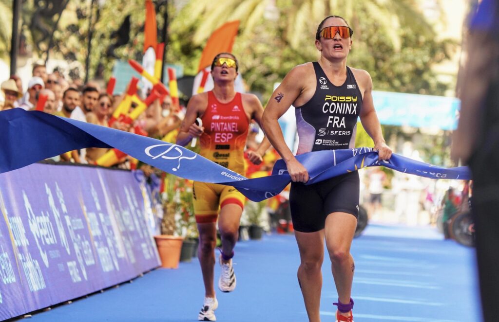 FETRI/ Marta Pintanel en el sprint de la Copa de Europa de Ceuta 2024