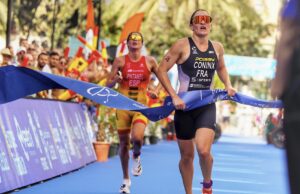 FETRI/ Marta Pintanel en el sprint de la Copa de Europa de Ceuta 2024