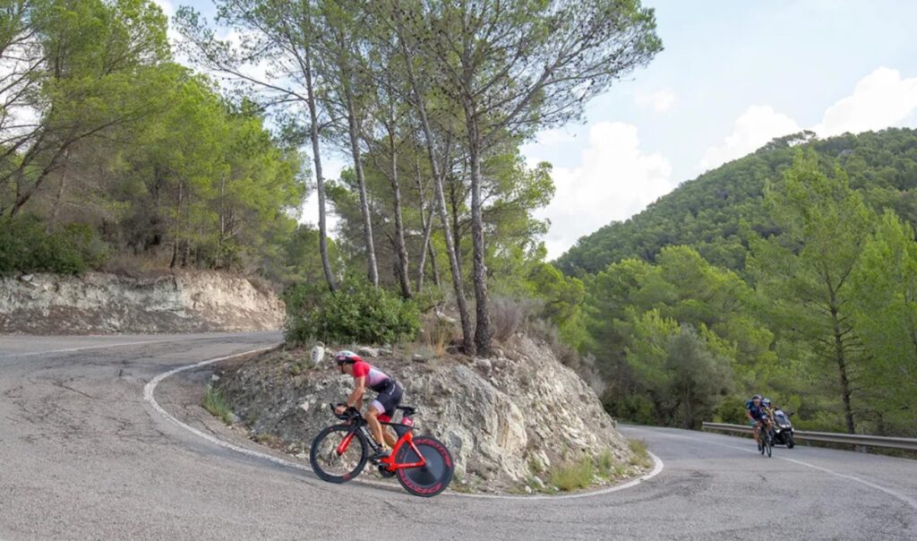 Imagen del ciclismo en el Challenge Peguera-Mallorca