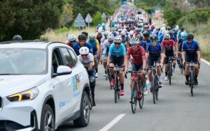 instagram/Imagen de la salida neutralizada de la Vuelta Cicloturista a Ibiza