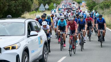 instagram/Imagen de la salida neutralizada de la Vuelta Cicloturista a Ibiza