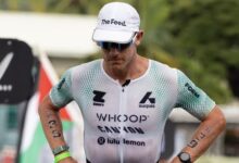 @talbotcox/ Lionel Sanders en meta del IRONMAN Hawaii 2024