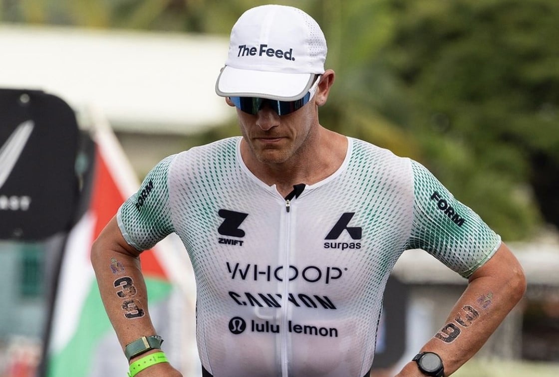 @talbotcox/ Lionel Sanders en meta del IRONMAN Hawaii 2024