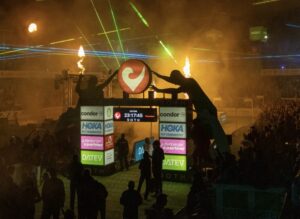 Instagram/ La meta del Challenge Roth por la noche
