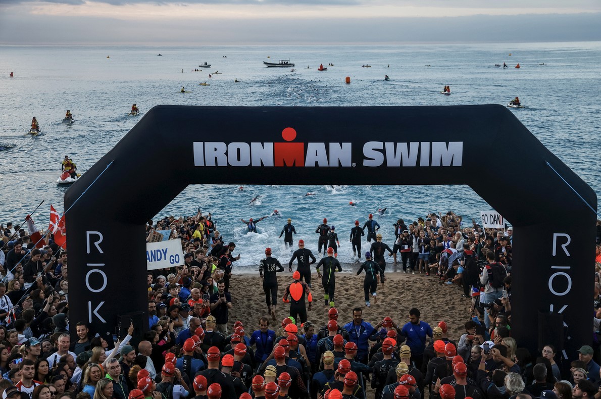 Salida del IRONMAN Barcelona