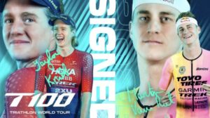 Taylor Knibb y Marten Van Riel, atletas PTO