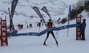 FETRI/ Imagen de la meta en el Campeonato de España de Triatlón de Invierno